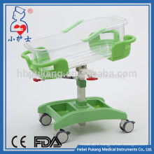 height adjustable transparent plastic basin for baby cot